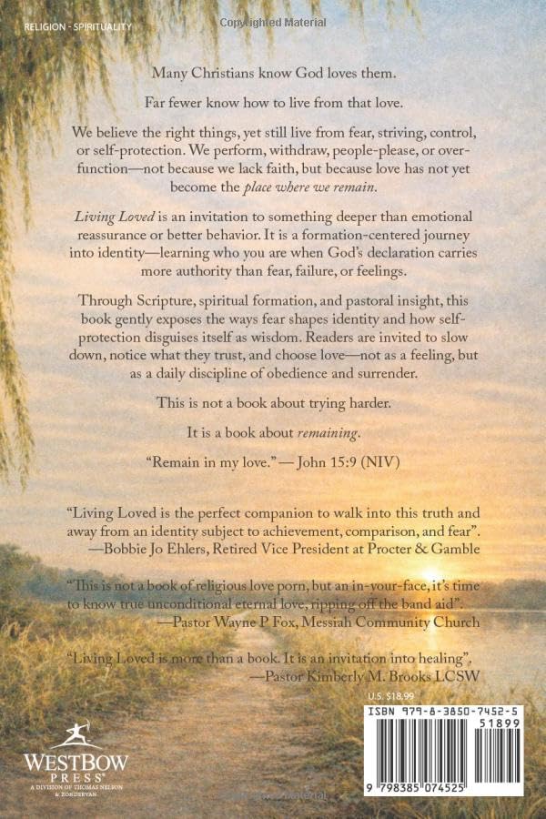 Living Loved back cover with endorsements